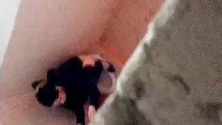 마천루의 분출 포르노 지붕은 갈색 머리 이프시를위한 트레이드롬이되었습니다